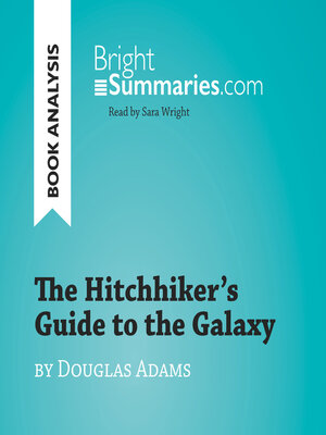 cover image of The Hitchhiker's Guide to the Galaxy by Douglas Adams (Book Analysis)